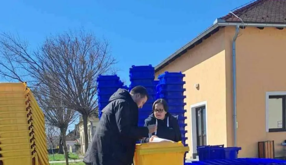 Općina Bogdanovci kupila je za kućanstva kante za odvojeno prikupljanje otpada