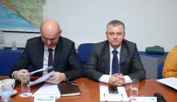 Zagreb: Sjednica Predsjedništva i Nacionalnog vijeća HDZ-a 06.12.2018., Zagreb - Tomislav Tolusic i Darko Horvat na sjednici Predsjednistva i Nacionalnog vijeca HDZ-a u sredisnjicu stranke. rrPhoto: Luka Stanzl/PIXSELL 