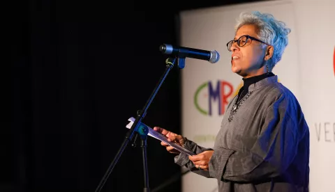 20.03.2025., Zagreb - Otvorenje festivala Goranovo proljece. Zajednickim citanjem svih gostiju festivala Goranovo proljece u parku Ribnjak otvorilo se 62. izdanje festivala. Photo: Luka Stanzl/PIXSELL