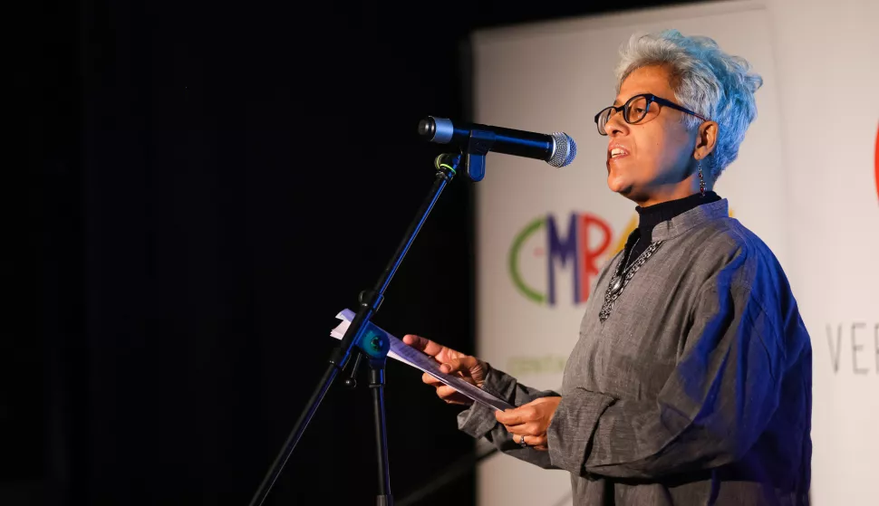 20.03.2025., Zagreb - Otvorenje festivala Goranovo proljece. Zajednickim citanjem svih gostiju festivala Goranovo proljece u parku Ribnjak otvorilo se 62. izdanje festivala. Photo: Luka Stanzl/PIXSELL