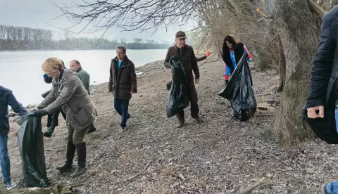 Akcija čišćenja dunavske obale u Batini