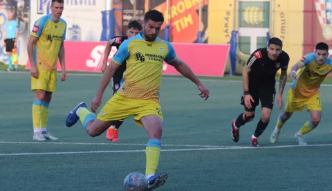 Bijelo Brdo, 03. 08. 2025, Igralisšte u Bijelom Brdu, nogomet, BSK - Sesvete, SuperSport Prva liga.snimio GOJKO MITIĆ