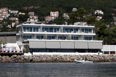 02.09.2015., Opatija - Hotel Bevanda, pogled s mora."nPhoto: Goran Kovacic/PIXSELL