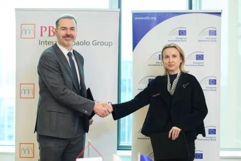 Dinko Lucić, predsjednik Uprave PBZ-a i Teresa Czerwińska, potpredsjednica EIB-a