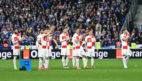 23.03.2025., Pariz, Francuska - UEFA Liga nacija, cetvrtfinale, druga utakmica, Francuska - Hrvatska. Photo: Icon Sport/PIXSELL