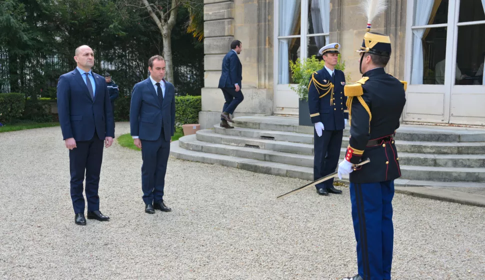 Pariz, 25.3.2025.- Hrvatski ministar obrane Ivan Anu?i? sastao se u Parizu s francuskim kolegom Sebastienom Lecornuom. foto HINA/ MORH/ F. Klen/ ua
