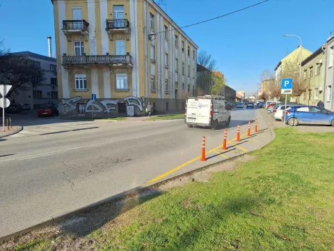Stupići na ulazu u Reisnerovu