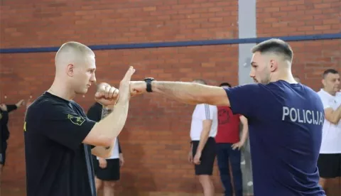 Trening boksa u PU osječko-baranjskoj