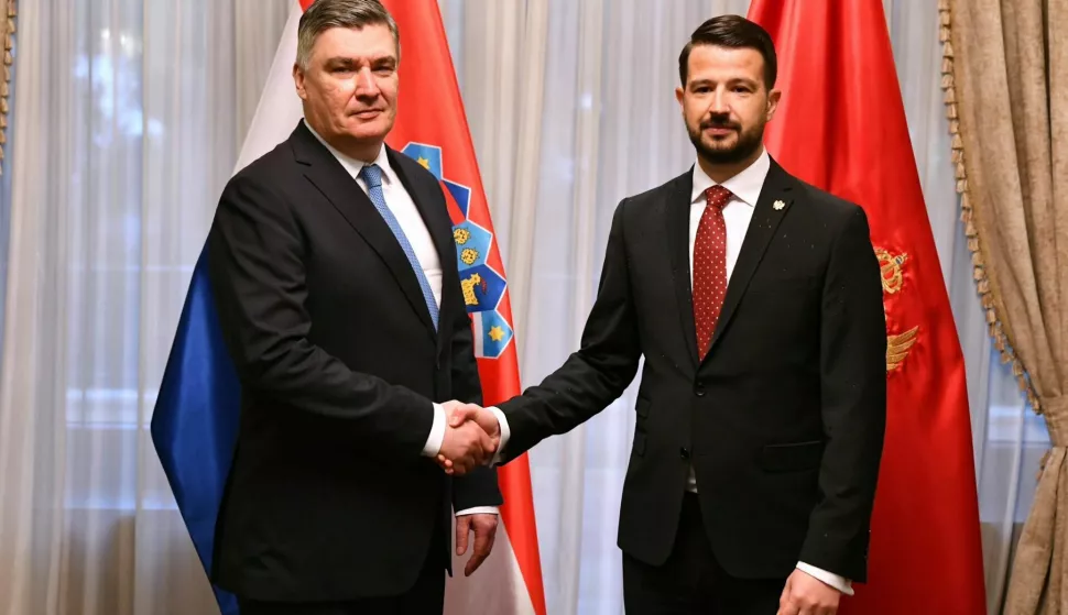 PODGORICA, 26. ožujka 2025. (Hina) – Posjet predsjednika Zorana Milanovića Crnoj Gori na početku njegovog mandata zajednička je poruka dobrosusjedstva u vrijeme "pogoršanih" odnosa dviju zemalja, rekao je u srijedu crnogorski predsjednik Jakov Milatović.