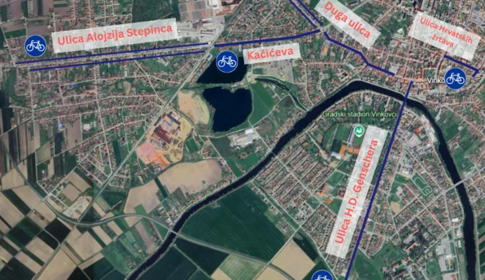  VINKOVCI odobren je projekt i Grad Vinkovci uskoro kreće u gradnju 5,8 kilometara biciklističkih staza.OŽUJAK 2025.