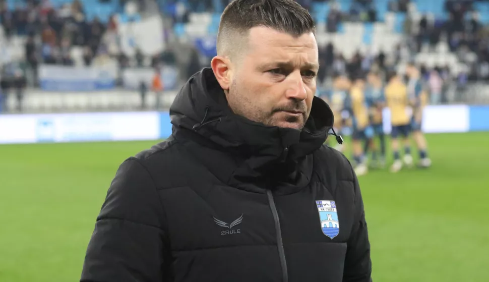 Osijek, 16. 02. 2025, Opus Arena, nogomet, SuprSport HNL 24/25, Osijek - Rijeka, Federico Coppitelli.snimio GOJKO MITIĆ