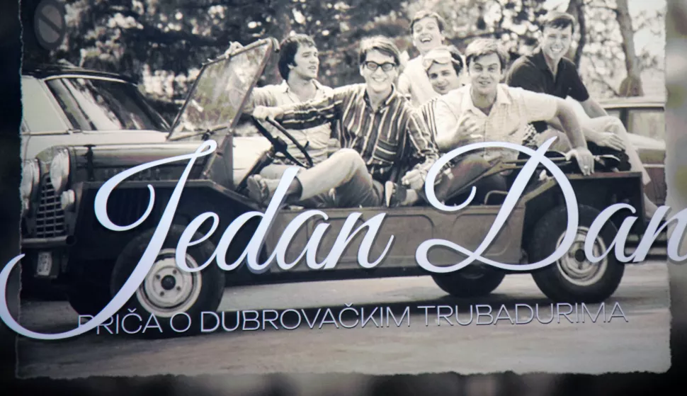 Dubrovnik, 29.03.2025. - Premijera dugometra?nog dokumentarnog filma "Jedan dan - Pri?a o Dubrova?kim trubadurima" autora Paule i ?ela jr. Jusi?a odr?ana je u subotu u dubrova?kom kinu Visia. foto HINA/ Baldo MARUN?I?/ bm