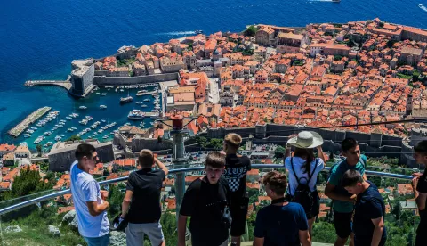 04.06.2024., Dubrovnik - Panorame Dubrovnika i okolice sa Srdja. Photo: Zvonimir Barisin/PIXSELL