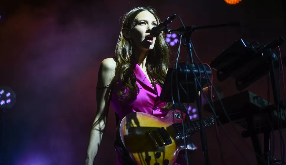 2.7.2022., Zagreb - Koncert kantautorice Sare Renar u sklopu zavrsnog programa Ljeta u MSU. Photo: Neva Zganec/PIXSELL