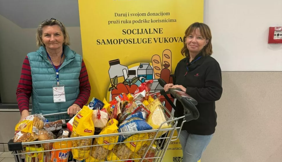 Akcija prikupljanja pomoći za socijalnu samoposlugu u Vukovaru u Kauflandu (prošla akcija u listopadu 2024.)
