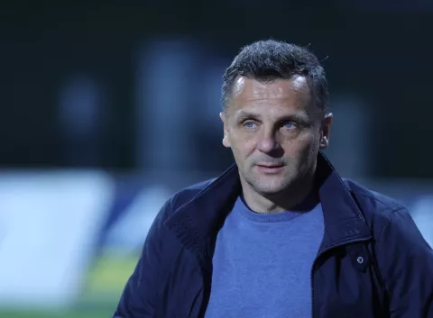 Velika Gorica,12.3.2025.Susret 26. kola HNL-a Gorica - Slaven Belupo.Na slici trener Slaven Belupa Kovačević Mario.foto HINA/ Tomislav Pavlek/ tp