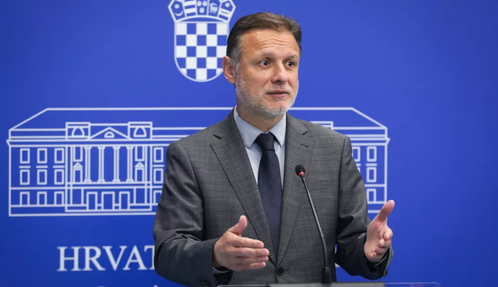 Zagreb, 02.04.2025.-  Hrvatski sabor, konferencija za medije predsjednika Sabora RH Gordana Jandrokovića. Na fotografiji Gordan Jandroković.foto HINA/ Admir BULJUBAŠIĆ/ abu