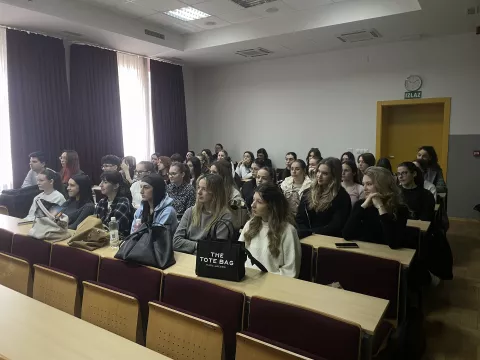 Na Fakultetu za odgojne i obrazovne znanosti održano predavanje pod nazivom "O stanju hrvatskoga književnoga jezika danas u domovini i izvan nje – uzroci i posljedice".