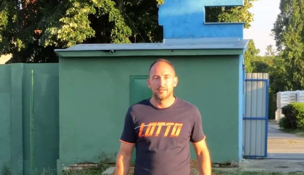 DONJI MIHOLJAC - Tajnik tenis kluba Donji Miholjac Vatroslav Šrajer, snimljeno u kolovozu 2020. Snimila Snježana Fridl