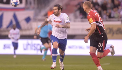 Split, 16. 03. 2024. Utakmica 27. kola HNL-a Hajduk - Lokomotiva.Na slici Marko Livaja. foto HINA/ Mario STRMOTIĆ/ ms