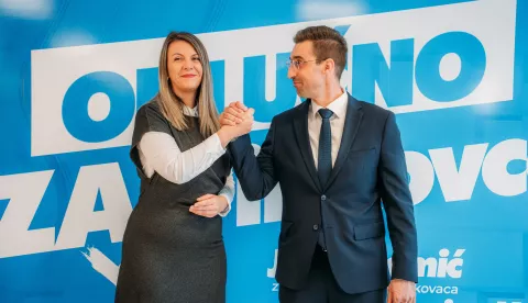 Vinkovci, lokalni izbori, 2025. godina, Josip Romić, Katarina Vučić