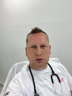 Dr. sc. Ivan Štefanac dr.med. specijalist pulmolog i predsjednik Liječničke udruge Osijek– LUOS