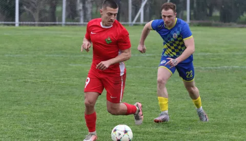Darda, 22. 03. 2025, Igralište u Dardi, kraj Đole. Nogomet, Darda - Vardarac, MŽNL Osijek - Vinkovci.snimio GOJKO MITIĆ