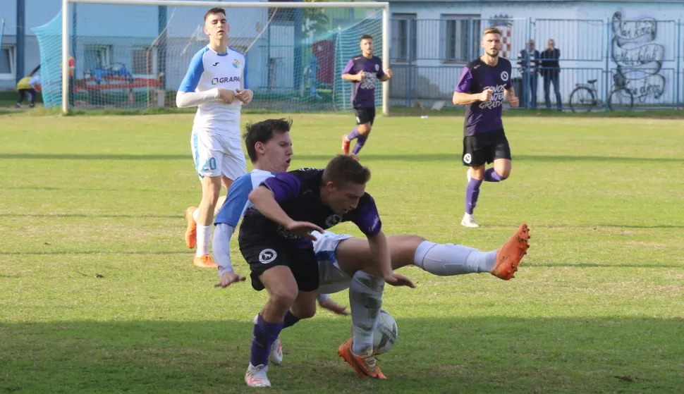 Osijek, 19. 10. 2024, Igrali&scaron;te u Donjem gradu. Nogomet, Olimpija - BSK (Bizovac), Prva ŽNL Osječko- Baranjska.snimio GOJKO MITIĆ