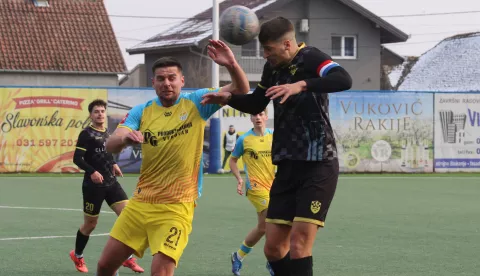 Bijelo Brdo, 23. 02. 2025, Igralište u Bijelom Brdu, nogomet, BSK - Vukovar 1991, SuperSport Prva liga.snimio GOJKO MITIĆ
