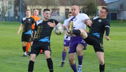 Osijek, 05. 04. 2025, Igrali&scaron;ste na Zelenom polju, Olimpija - Radnikk (Josipovac), Prva ŽNL Osječko - baranjska.snimio GOJKO MITIĆ