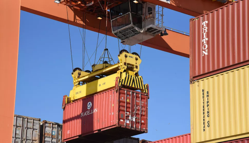 RIJEKA,30. 10.2024. RIJEKALUCKA UPRAVA RIJEKA KONTEJNERSKI TERMINAL BRAJDICA ZAVRSNA KONFERENCIJA PROJEKTA PRODUBLJAVANJE OBALE...NA FOTO:SNIMIO SERGEJ DRECHSLER