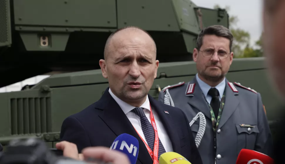 Zagreb, 08.04.2025 - Otvorenje Jadranske vojne i zrakoplovne izlo?be i konferencije - ASDA 2025. foto HINA/ Lana SLIVAR DOMINI?/ ik