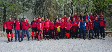 Članovi HGSS Stanice Osijek u NP Paklenica