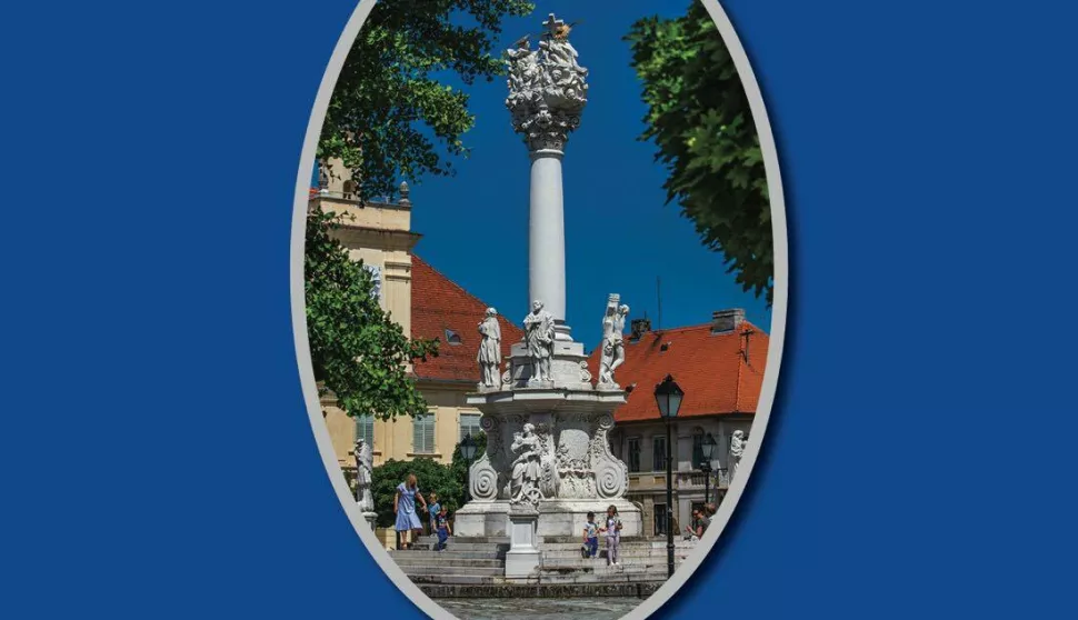 Knjiga Osječki trgovi - naslovnica