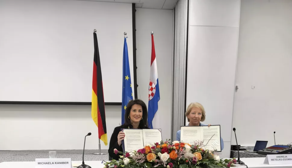 Stalna hrvatsko-bavarska komisija, travanj 2025. godine, Osijek, Michaela Kaniber, Andreja Metelko-Zgombić 