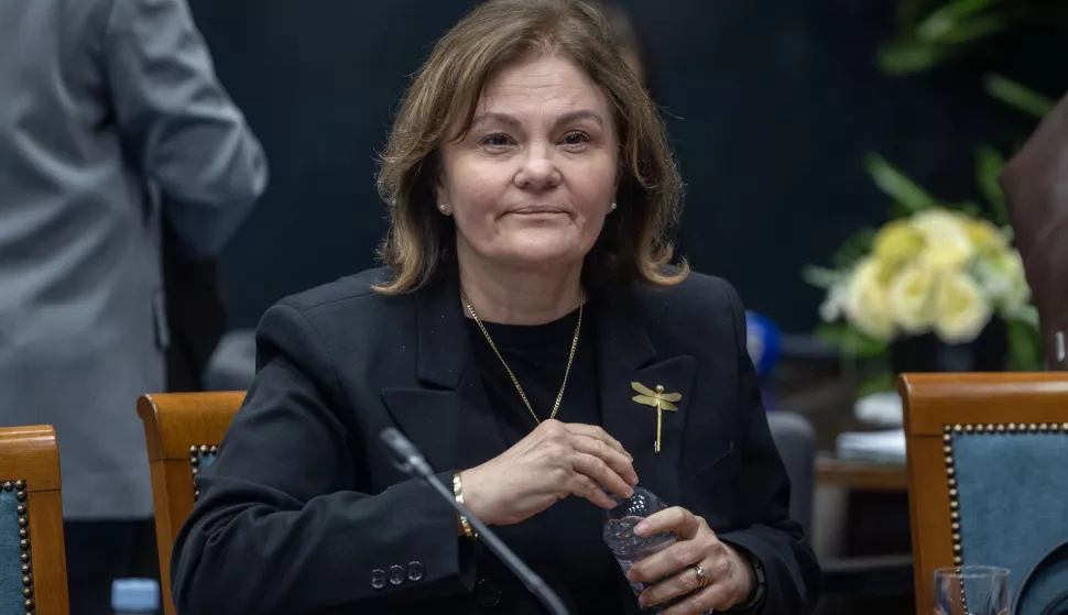 Zagreb, 10.4.2025 - 3. sjednica Nacionalnog vijeća za praćenje provedbe Strategije suzbijanja korupcije. Na slici Aleksandra Jozić Ileković.Foto Hina/ Dario GRZELJ/ dag