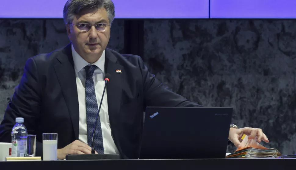 Zagreb, 03.04.2025. - 79. sjednica Vlade. Na fotografiji premijer Andrej Plenković. foto HINA/ Lana SLIVAR DOMINIĆ/ lsd