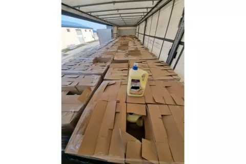 Osijek. carina, zapljenja lažnih omekšivaća i deterdženata, travanj 2025