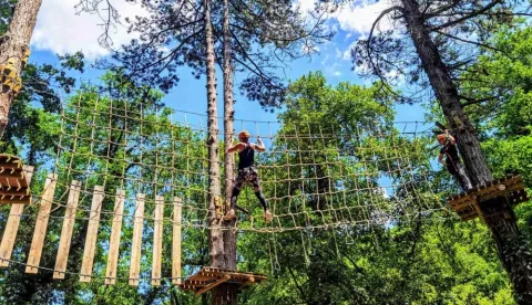 DUBOKA-LIPANJ 2021. - Adrenalinski park iznimno je posjećen i atraktivan