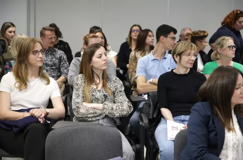 Osijek, 16. 04. 2025., OHBP, simpozij, Svjetski dan glasa, osnaži svoj glas, SNIMIO BRUNO JOBST