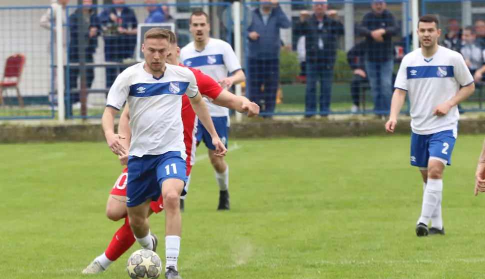 Osjek, 13. 04. 2025, Igrali&scaron;te u Vi&scaron;njevcu, nogomet, Vi&scaron;njevac - Vardarac, MŽNL Osijek - Vinkovci.snimio GOJKO MITIĆ