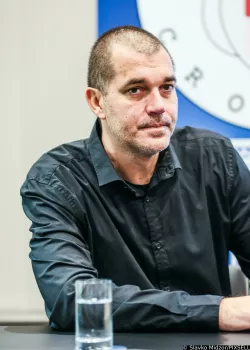 04.10.2024., Zagreb - U hotelu Sheraton odrzana je konferencija za medije Instituta za istrazivanje hibridnih sukoba o temama uspostave novog nacionalnog provjeravatelja (fact-checker) informacija iz domena obrane i sigurnosti i Devetog Zagrebackog sigurnosnog foruma. Ivan Balabanic Photo: Slavko Midzor/PIXSELL