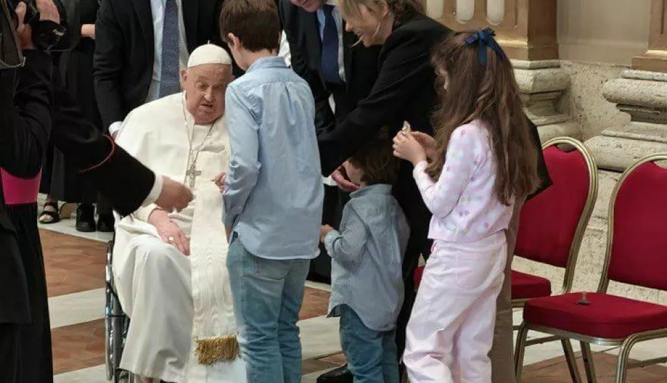 Papa Franjo i Andrej Plenković, Uskrs 2025.