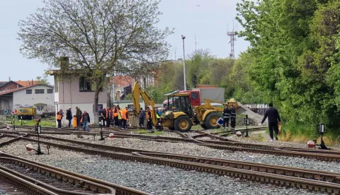 Radovi na zeljezničkoj pruzi u Osijeku, kod KolodvoraSnimio: Mario Mihaljević