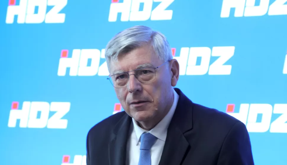 Zagreb.22.4.2025. Zajednička sjednica Predsjedništva i Nacionalnog odbora HDZ-a.Na slici Željko Reiner.foto HINA/ Tomislav Pavlek/ tp