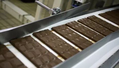 06.10.2014., Zagreb - Modernizirani pogon tvornice Kras za proizvodnju Dorina cokolade.Photo: Borna Filic/PIXSELL