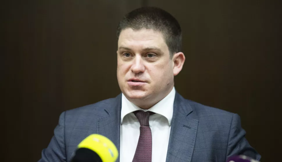 Zagreb, 02.02.2024 - Potpisivanje Ugovora o financiranju između Republike Hrvatske i Europske investicijske banke (EIB) za projekt "Revitalizacija željezničkog sustava". Na fotografiji Oleg Butković. foto HINA/ Daniel KASAP/ dk