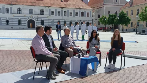 mačevanje, uoči 8. osijek fencing cupa u osijeku tvrđa tiskovna snimio nb