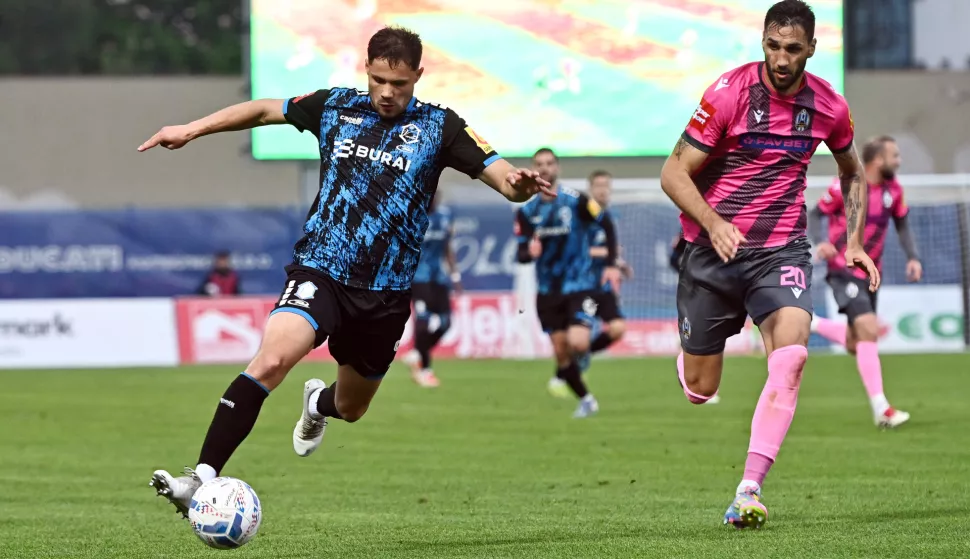 26.04.2025. stadion Anđelko Herjavec, Varaždin32. kolo SuperSport HNL 24/25 između NK Varazdin i NK LokomotivaNa fotografiji Marko DabroPhoto: Marko Jurinec /HINA