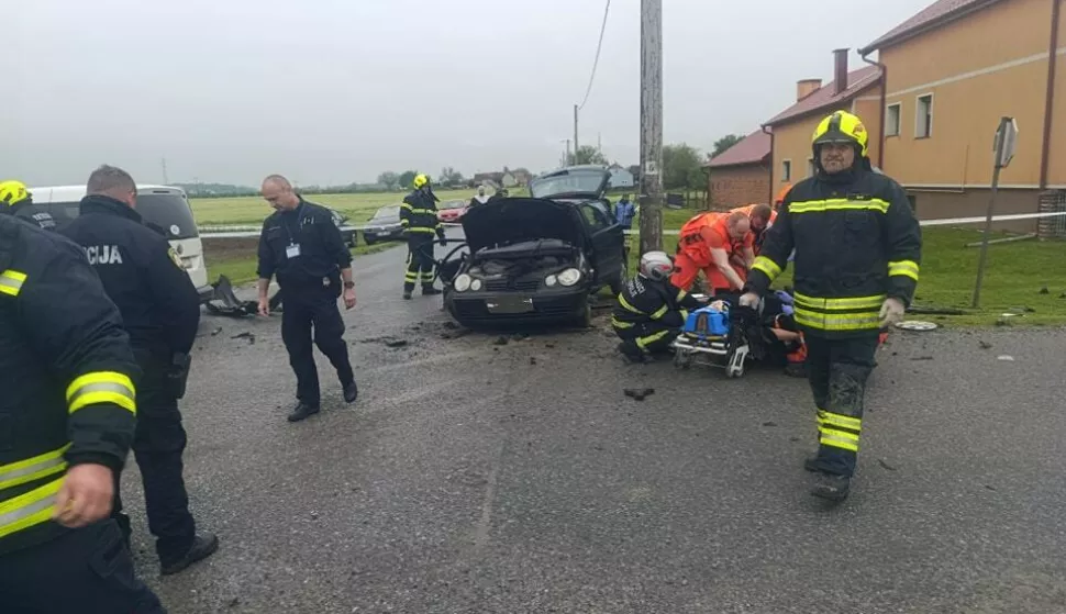 Sudar u mjestu Jugovo Polje u Općini Suhopolje